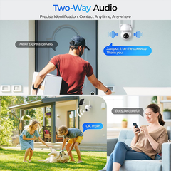 2K 3MP 2K 3MP 5MP WiFi Camara De Seguridad Battery Solar Security Cameras Wireless Outdoor with Alexa