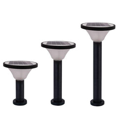 Modern Design Round 8W Landscape Bollard Light Outdoor Waterproof Led Solar Garden Lights for Garden Courtyard