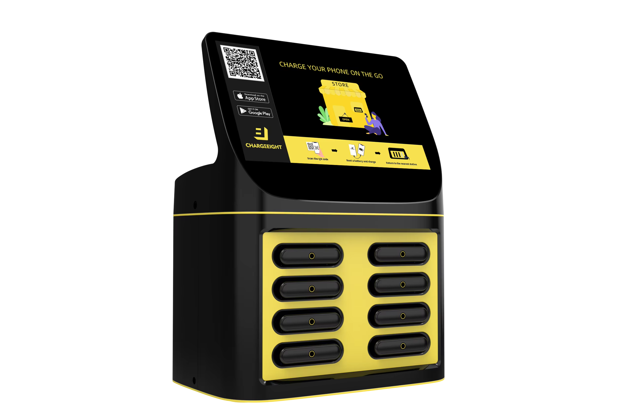 Mobile Phone Battery Charger Shared Powerbank Station Rental Charging Station Power Banks With Quick Charging