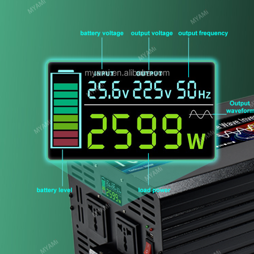 MYAMI 12000W 12KW Peak DC 12V 24V 48V to AC 110V 220V 6KW 6000W Pure Sine Wave Solar Power Inverter AC Car Inverter Converters