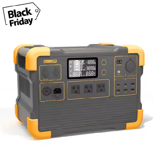 1500W High Power Outdoor Power Supply 220V Emergency Self-Drive Energy Storage Fast Charge Portable Power Stations